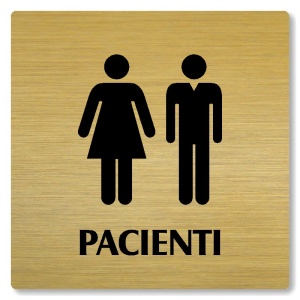 WC pacienti, 148x148mm, zlatá, Nevada
